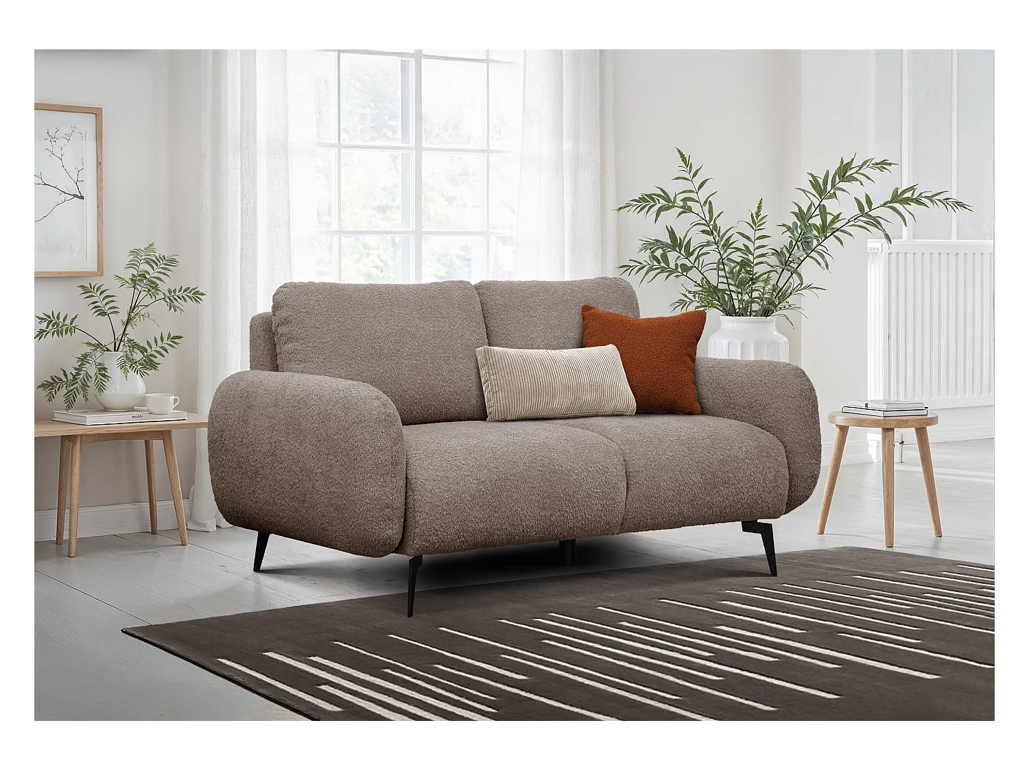 CANAPE FEBE 2 places, beige