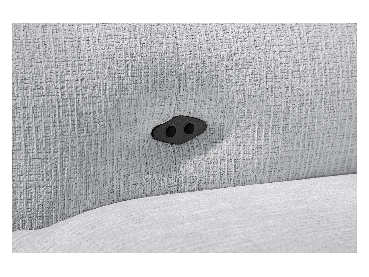 SVEN 3-Sitzer-Ecksofa, 1 Relax XL verstellbare Kopfstützen, hellgrau