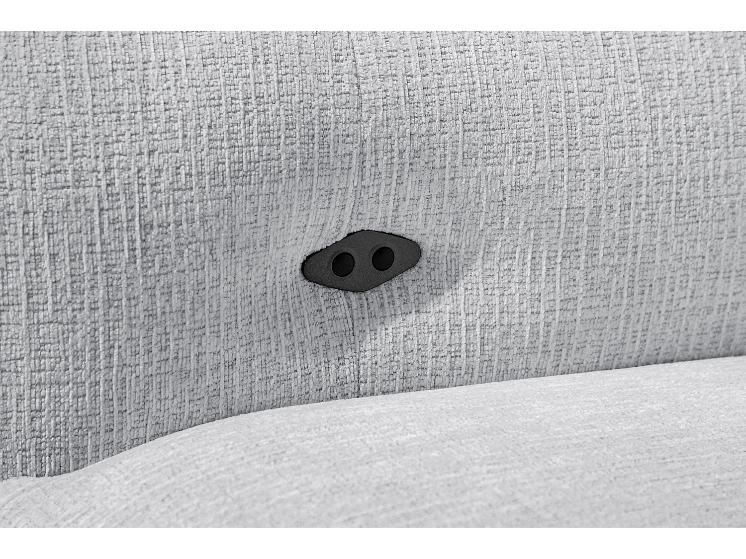 SVEN 3-Sitzer-Ecksofa, 1 Relax XL verstellbare Kopfstützen, hellgrau