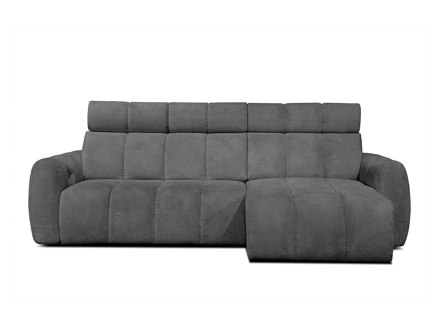 CANAPÉ D'ANGLE KIMI 3 places, tissu