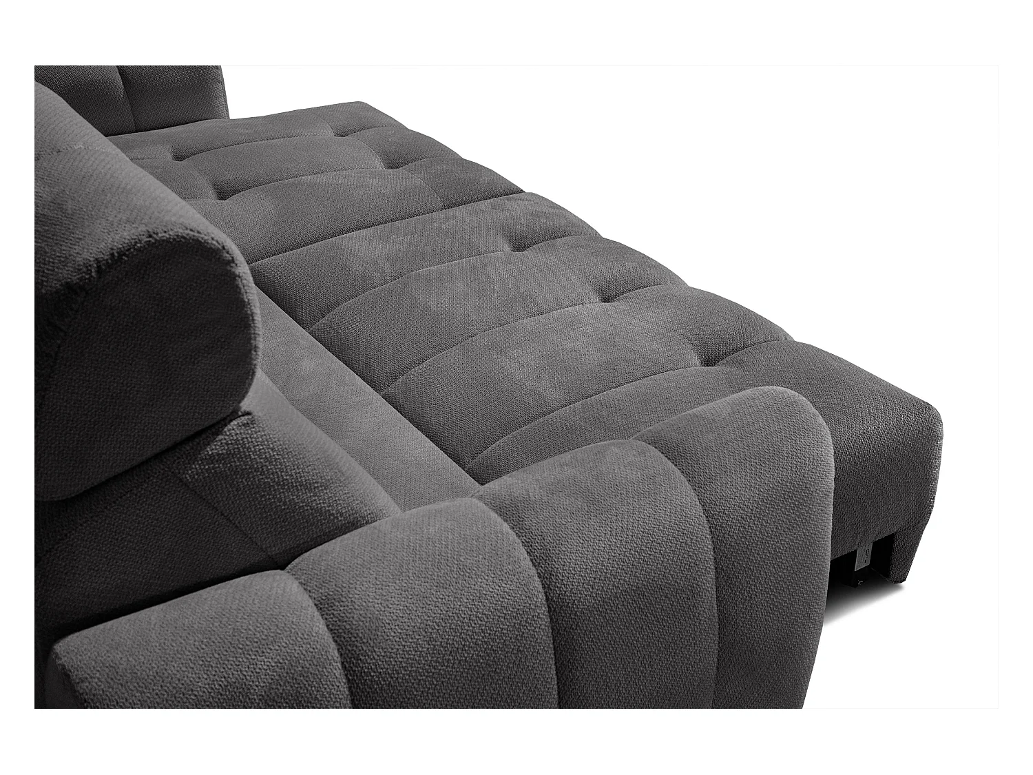 CANAPÉ D'ANGLE KIMI 3 places, tissu