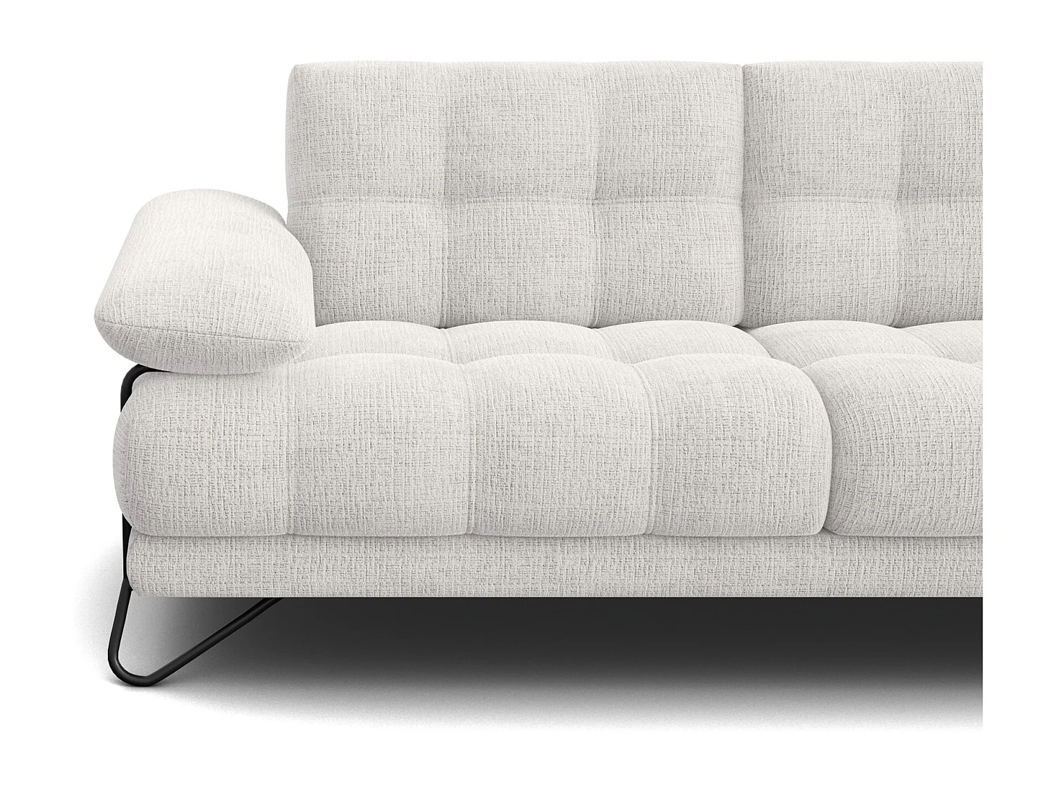 BUBBARA 2,5-Sitzer-Sofa, creme