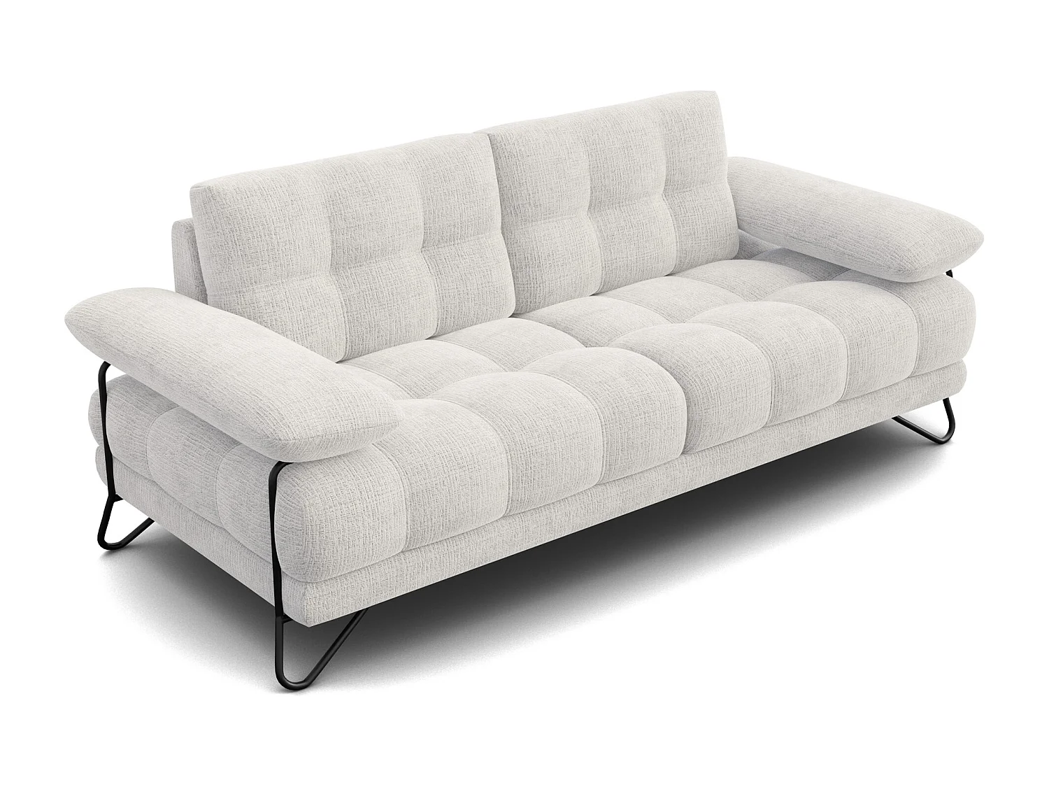 BUBBARA 2,5-Sitzer-Sofa, creme