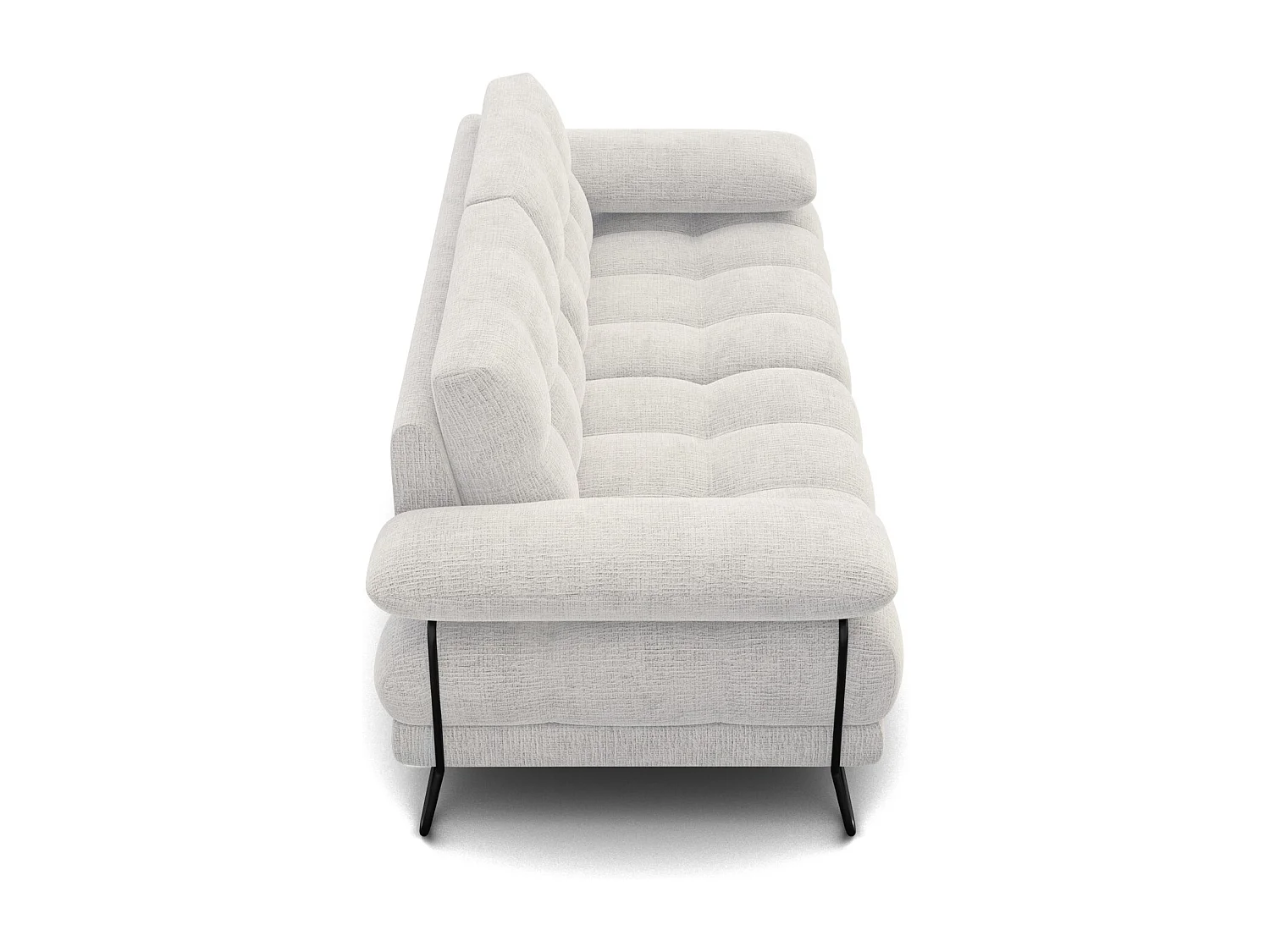 BUBBARA 2,5-Sitzer-Sofa, creme