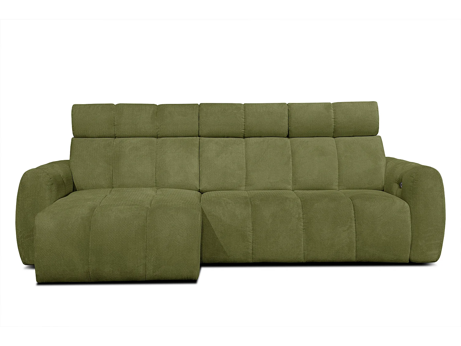 CANAPÉ D'ANGLE KIMI 3 places, tissu