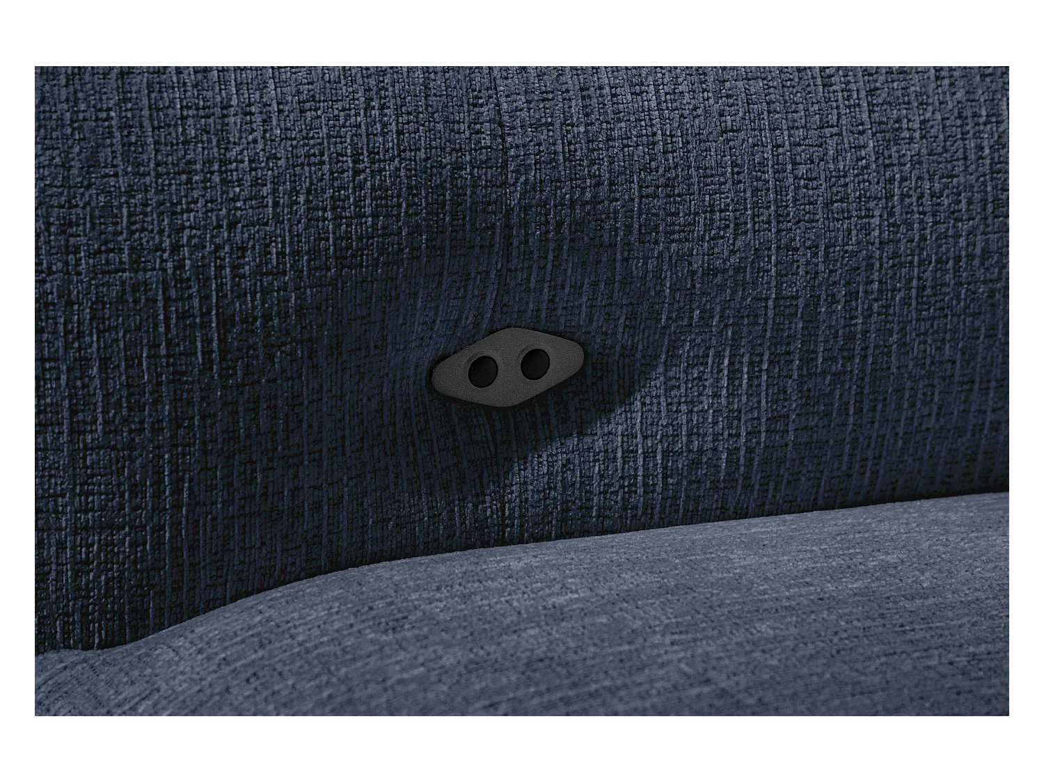 SVEN 3-Sitzer-Ecksofa, 1 Relax XL verstellbare Kopfstützen, navy blue