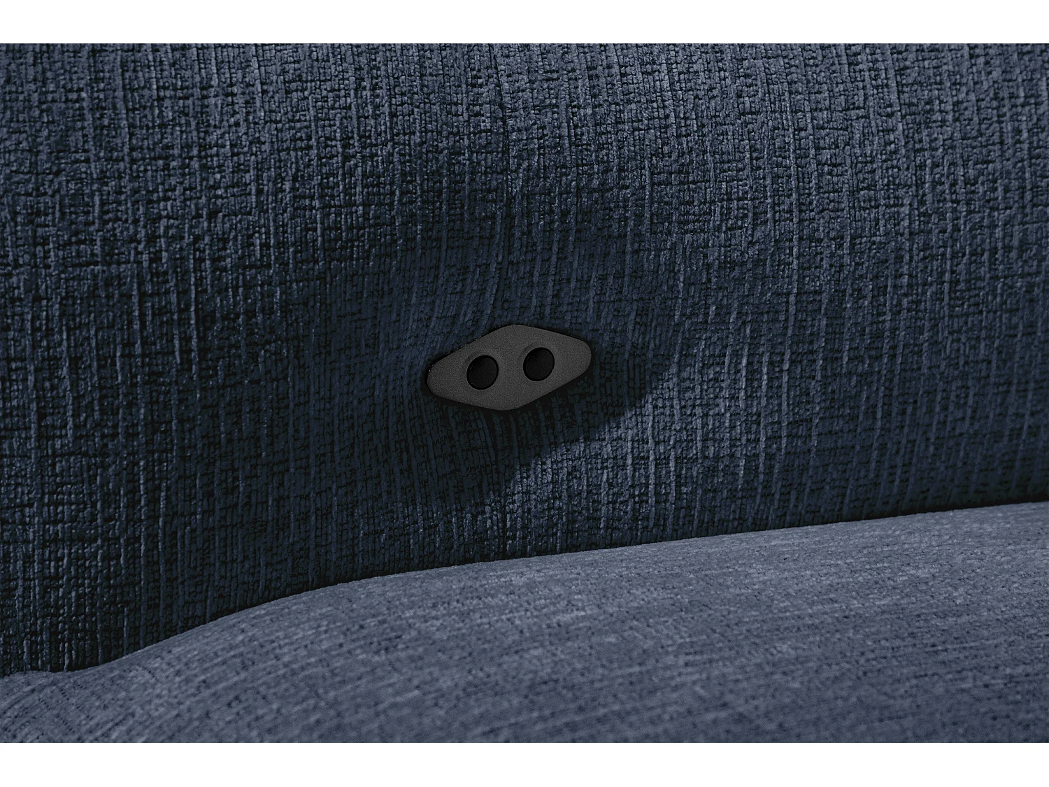 SVEN 3-Sitzer-Ecksofa, 1 Relax XL verstellbare Kopfstützen, navy blue