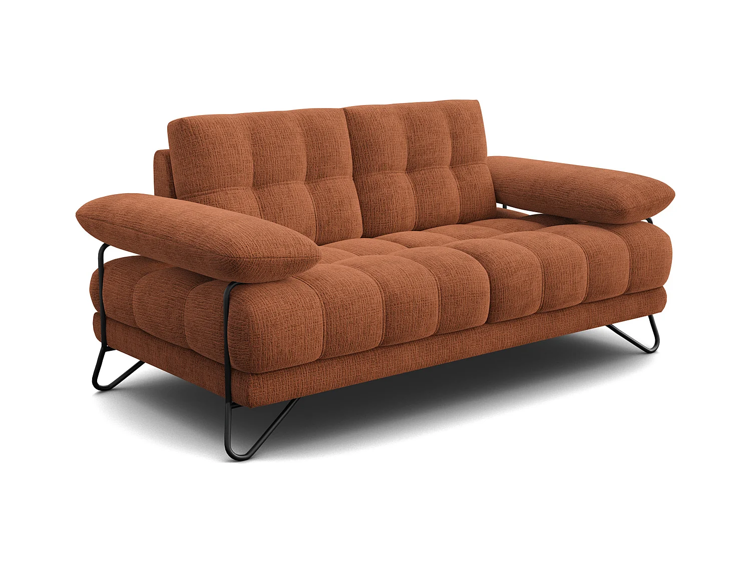 CANAPE BUBBARA 2 places, orange