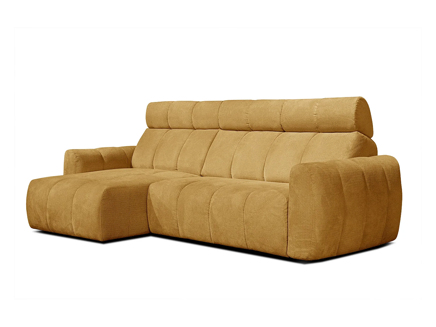 CANAPÉ D'ANGLE KIMI 3 places, tissu