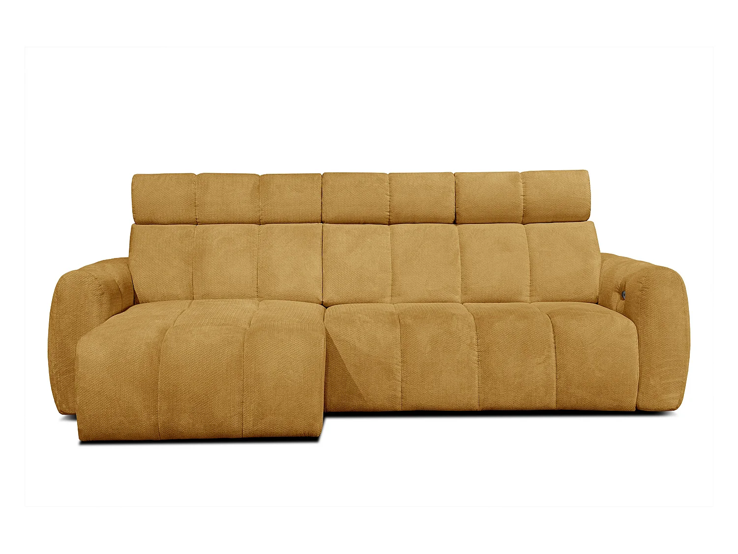 CANAPÉ D'ANGLE KIMI 3 places, tissu