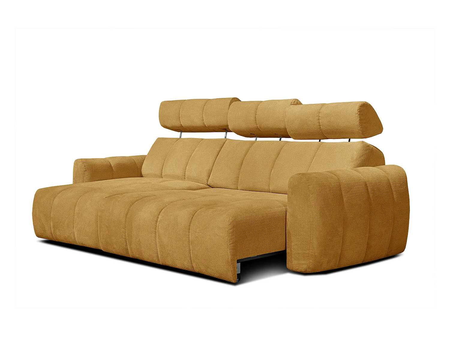 CANAPÉ D'ANGLE KIMI 3 places, tissu