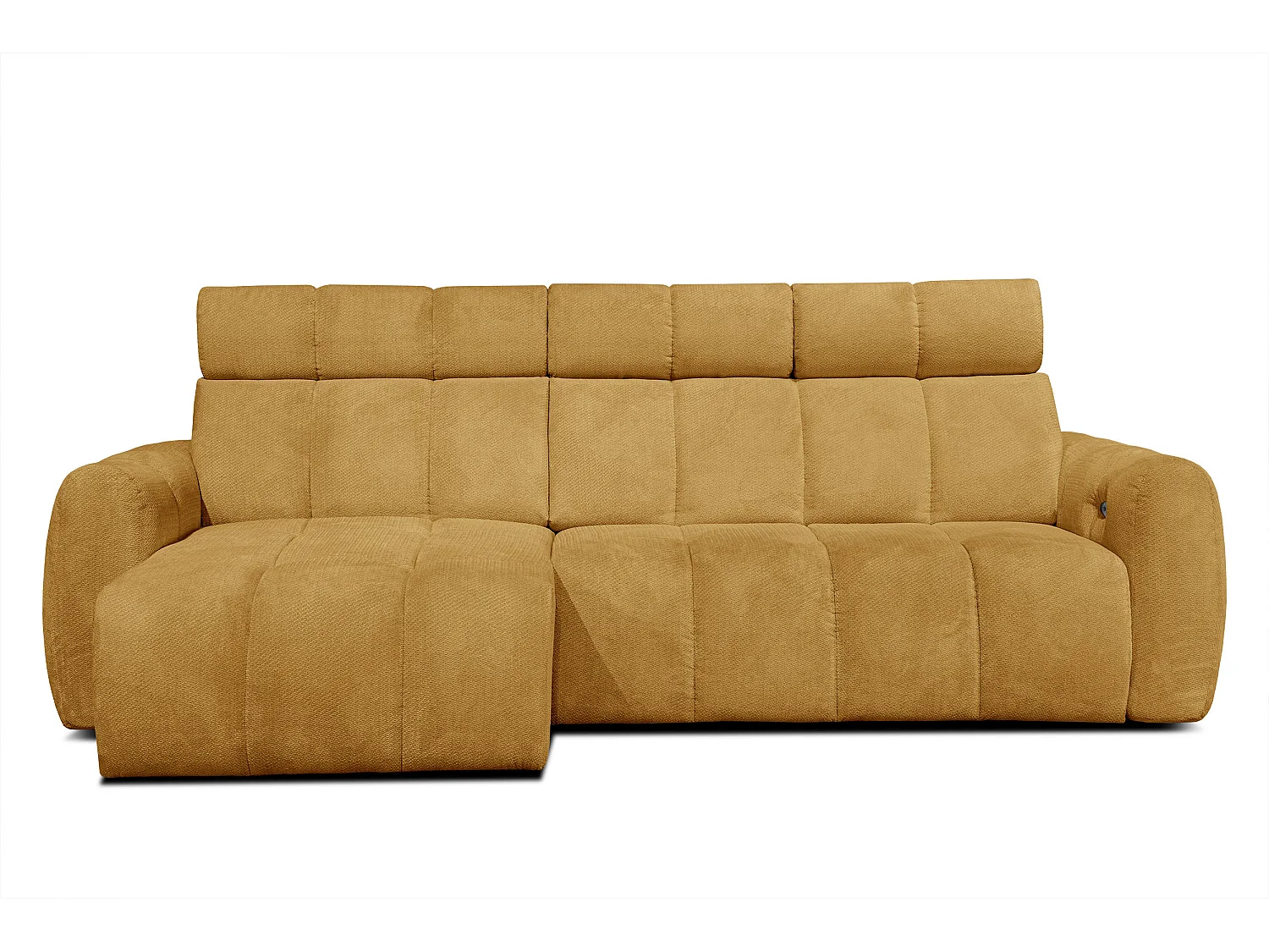 CANAPÉ D'ANGLE KIMI 3 places, tissu