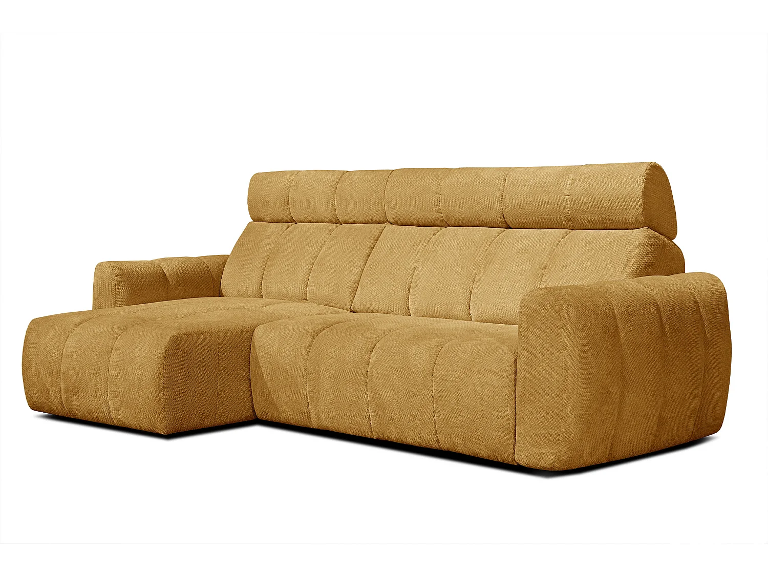 CANAPÉ D'ANGLE KIMI 3 places, tissu