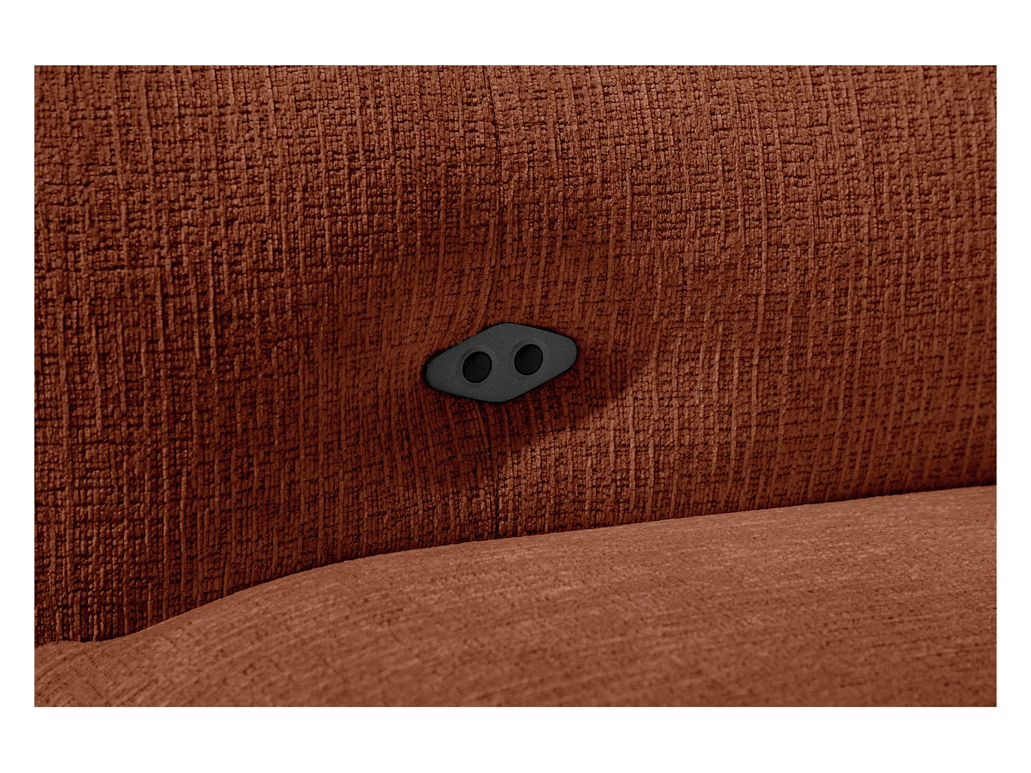 SVEN 3-Sitzer-Ecksofa, 1 Relax XL verstellbare Kopfstützen, rot