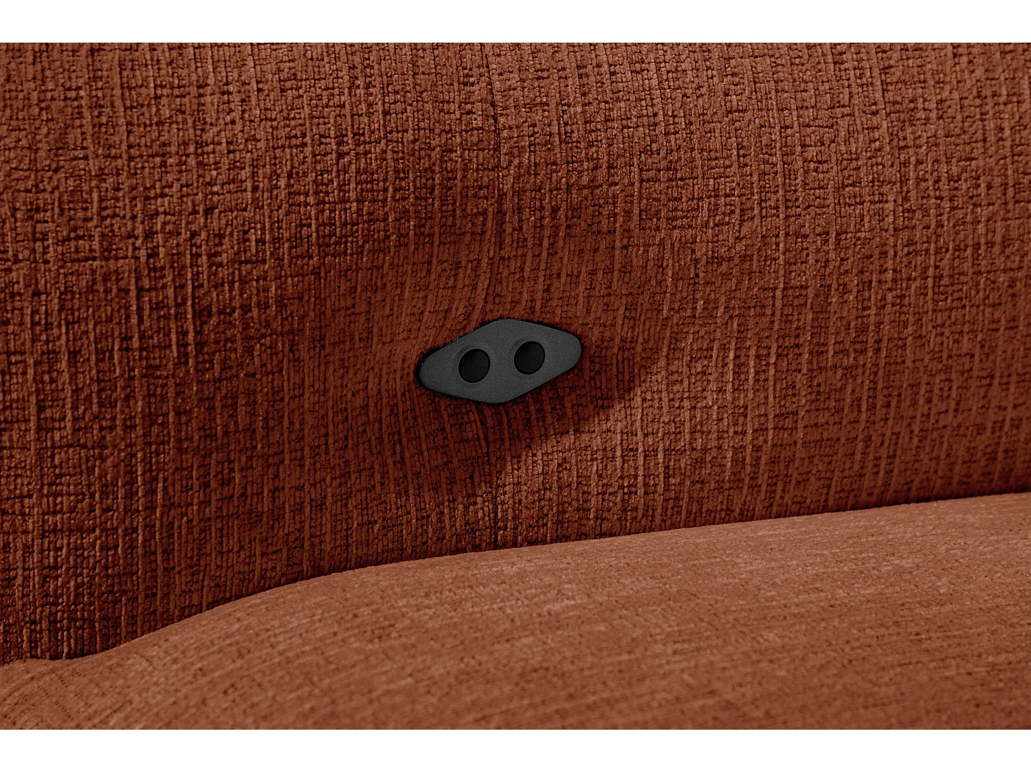 SVEN 3-Sitzer-Ecksofa, 1 Relax XL verstellbare Kopfstützen, rot