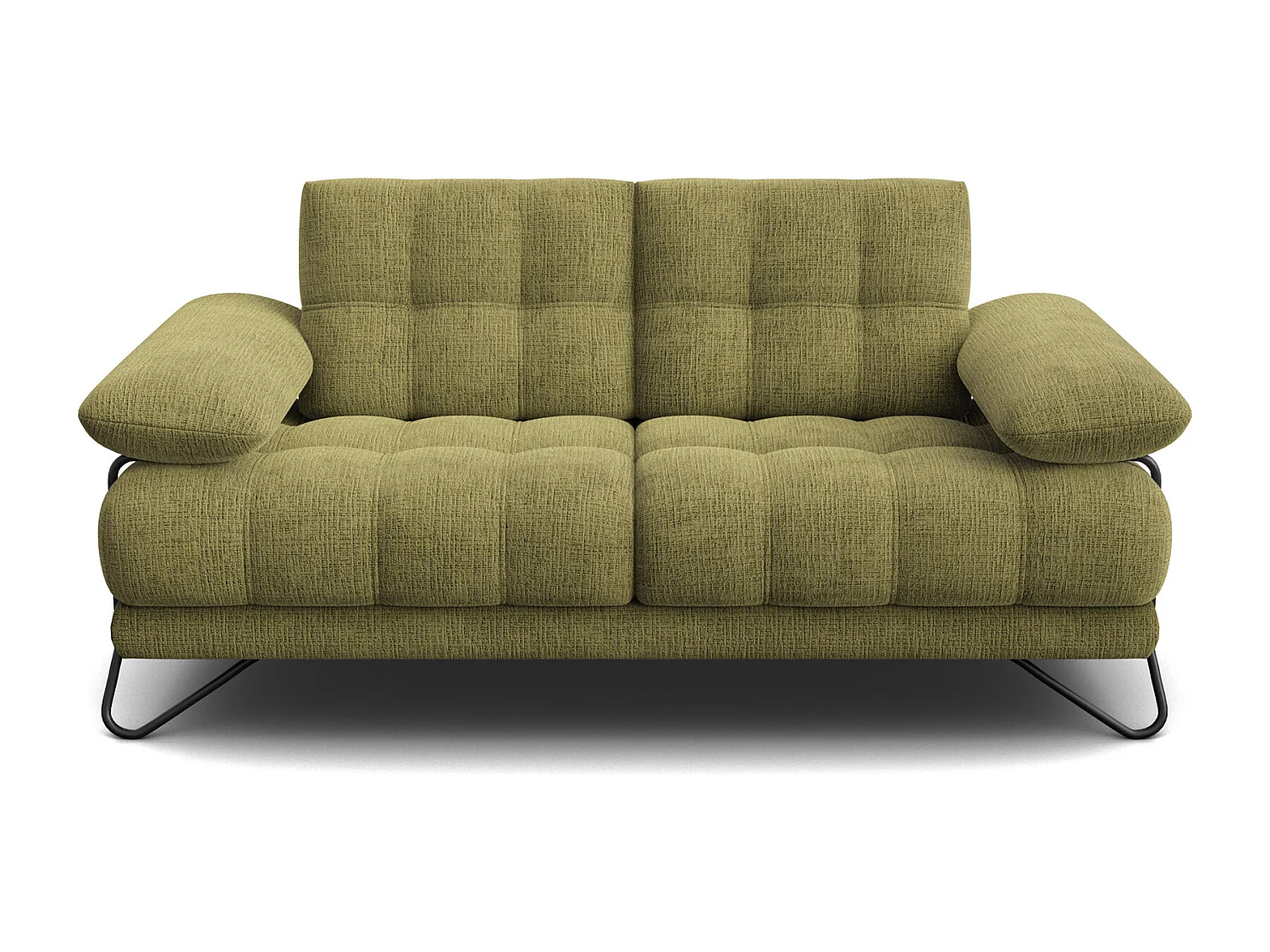 BUBBARA 2-Sitzer-Sofa, olivgrün
