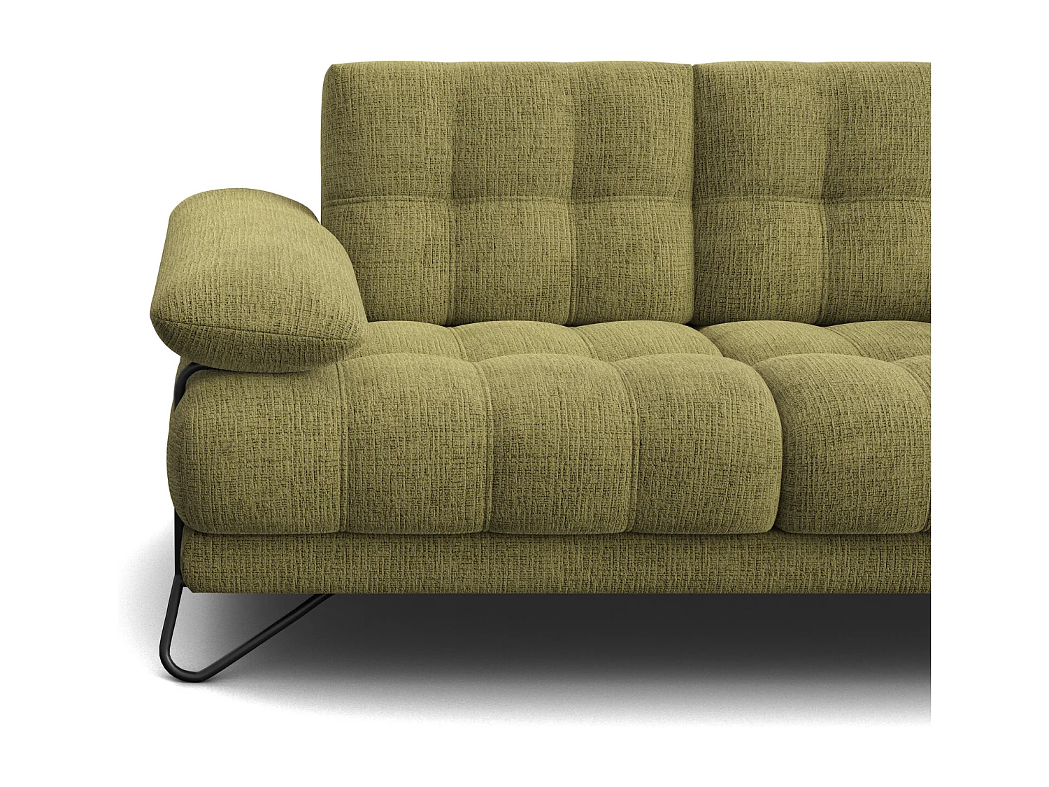 BUBBARA 2-Sitzer-Sofa, olivgrün