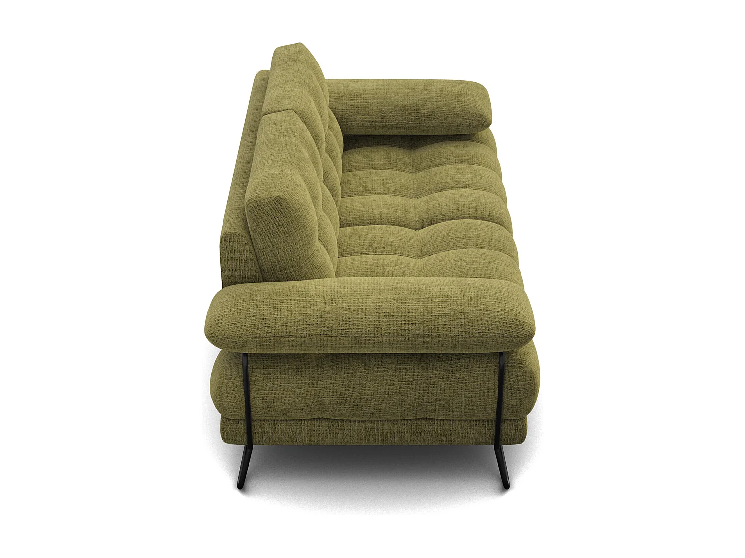 BUBBARA 2-Sitzer-Sofa, olivgrün
