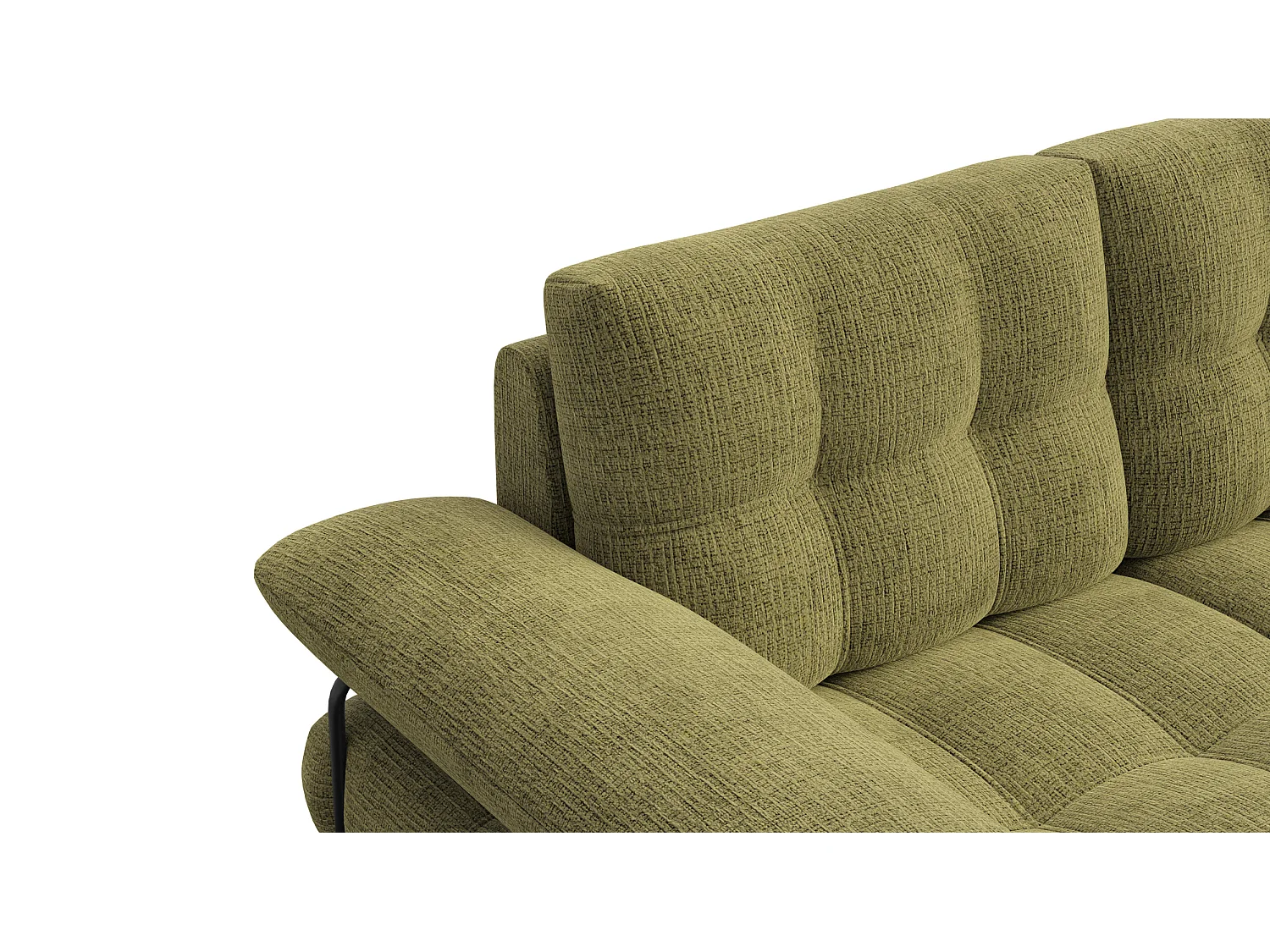 BUBBARA 2-Sitzer-Sofa, olivgrün