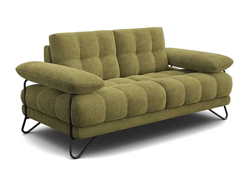 BUBBARA 2-Sitzer-Sofa, olivgrün