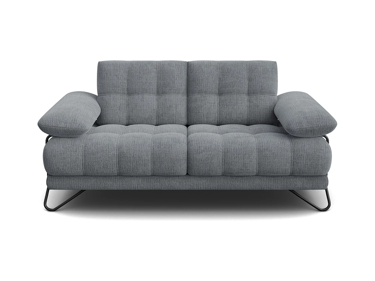 CANAPE BUBBARA 2 places, gris foncé