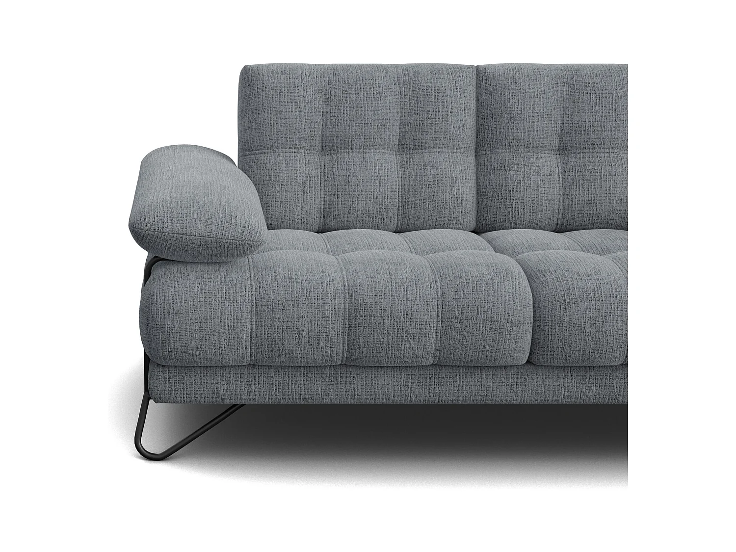 CANAPE BUBBARA 2 places, gris foncé