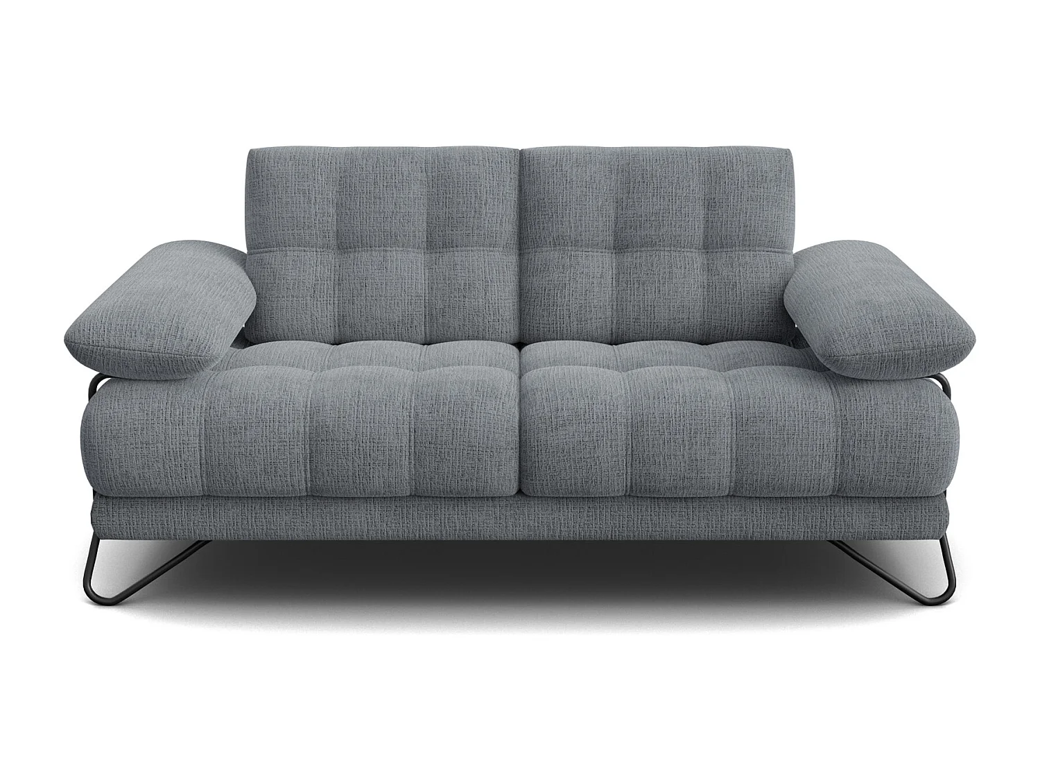 CANAPE BUBBARA 2 places, gris foncé