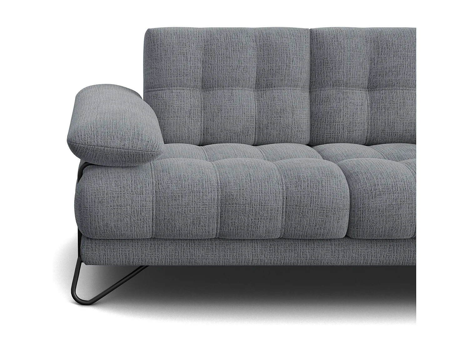 CANAPE BUBBARA 2 places, gris foncé