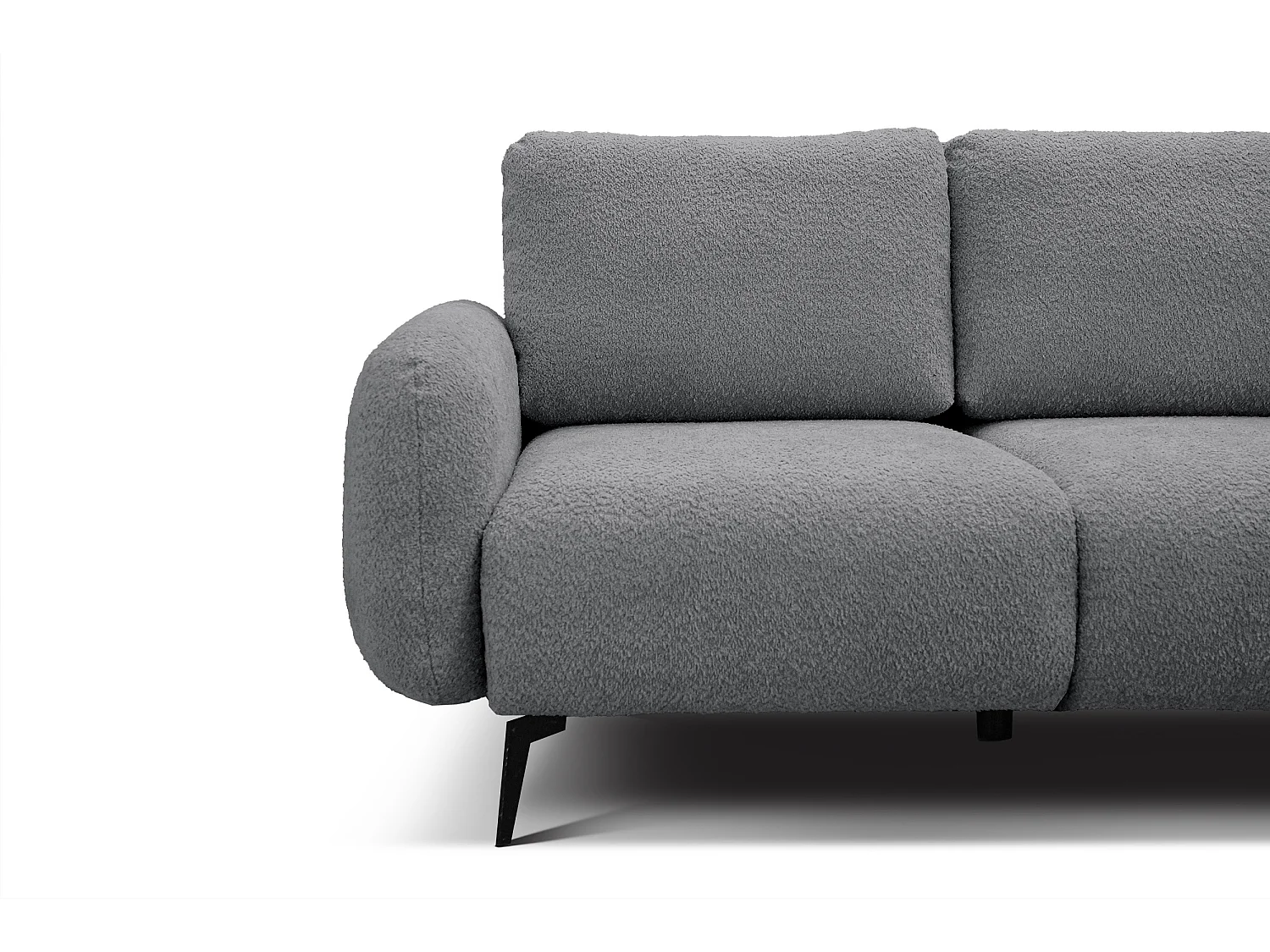 CANAPE FEBE 2 places, gris foncé