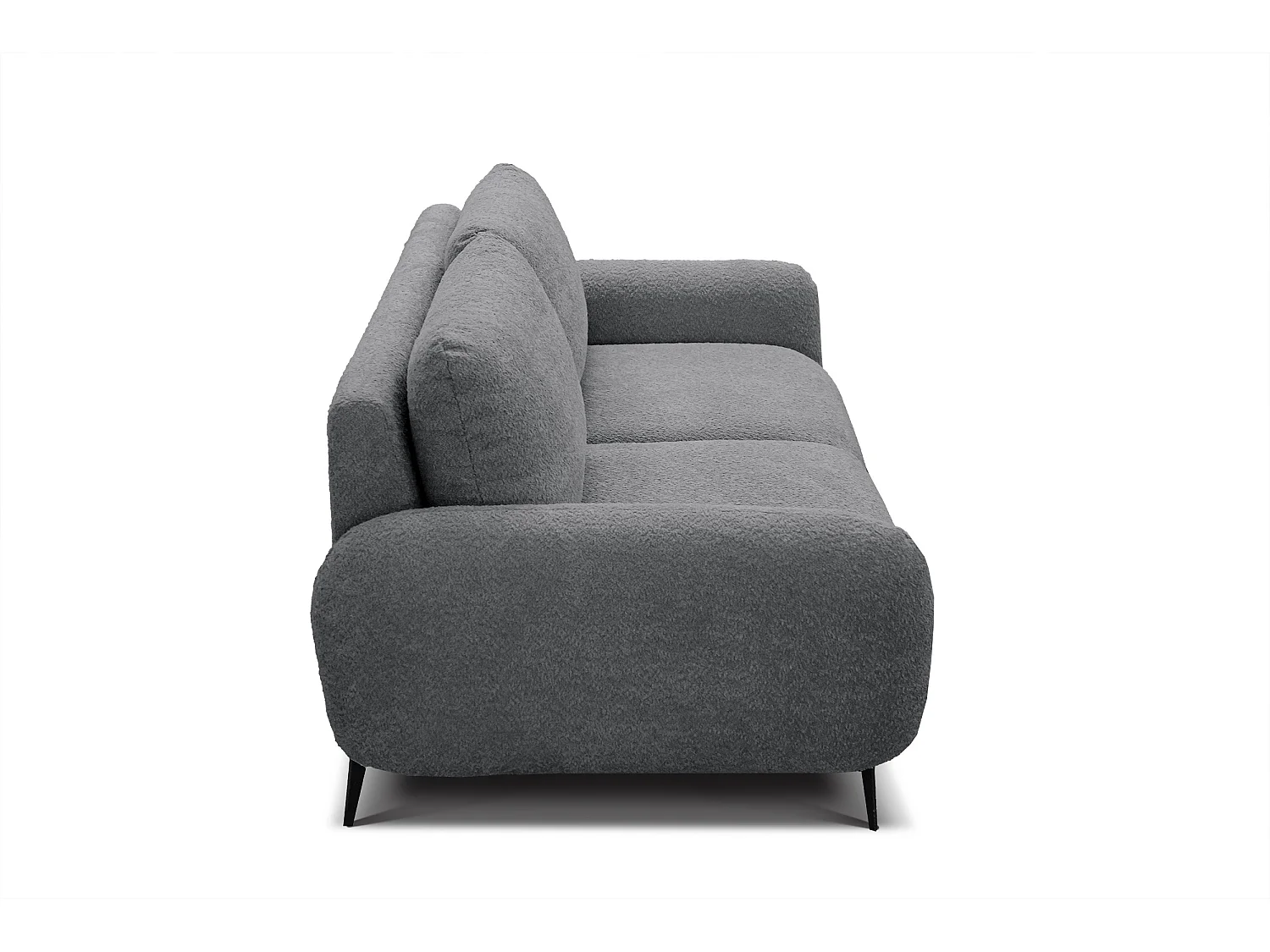 CANAPE FEBE 2 places, gris foncé