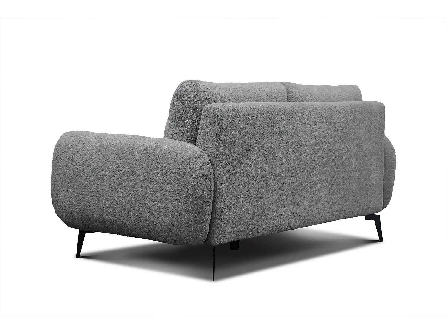 CANAPE FEBE 2 places, gris foncé