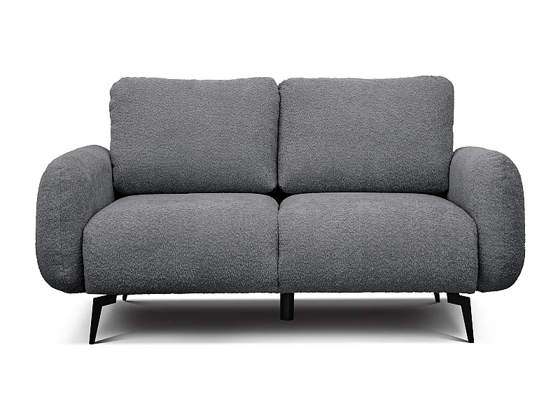 CANAPE FEBE 2 places, gris foncé