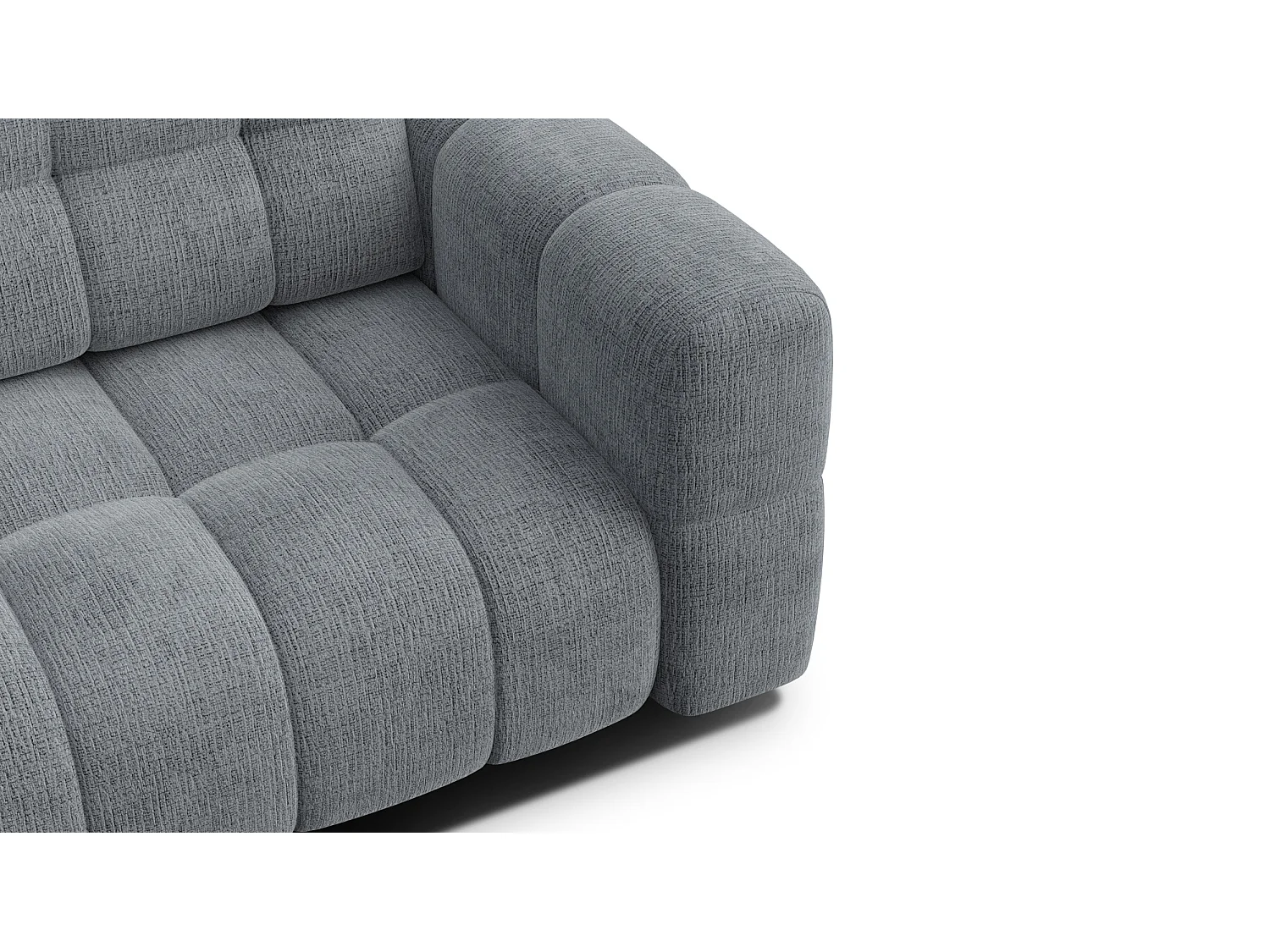 CANAPE CLOUDI 2,5 places, gris foncé