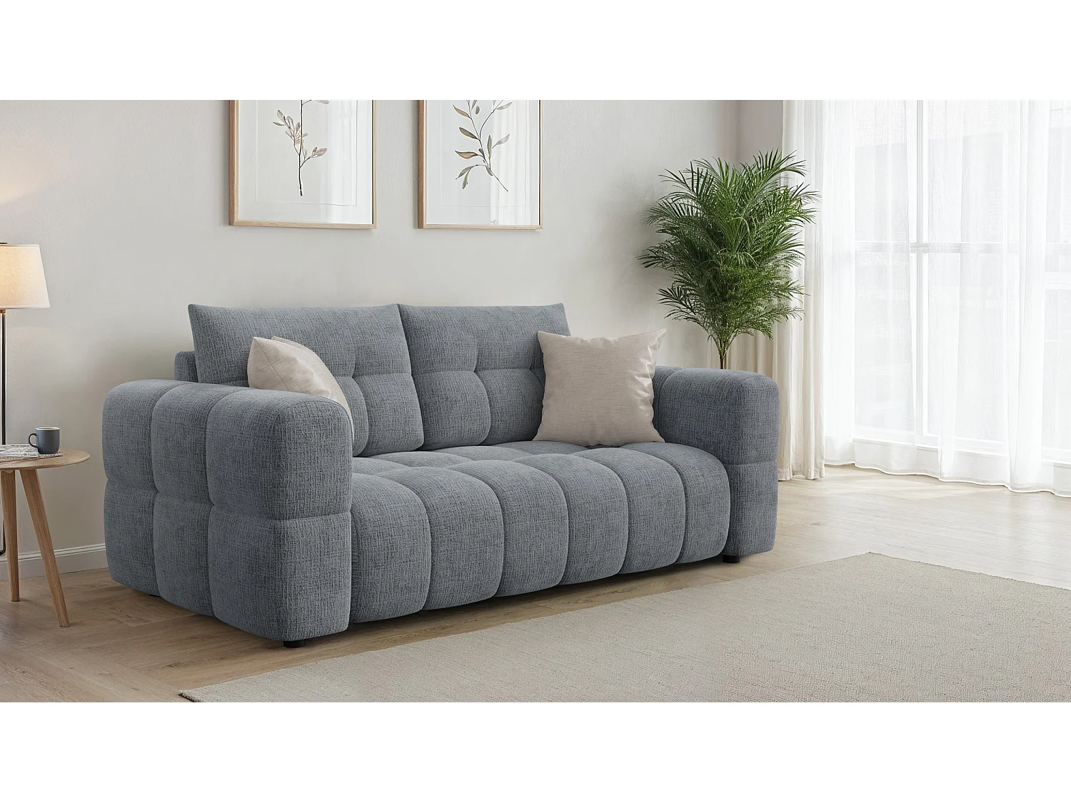 CLOUDI 2,5-Sitzer-Sofa, dunkelgrau