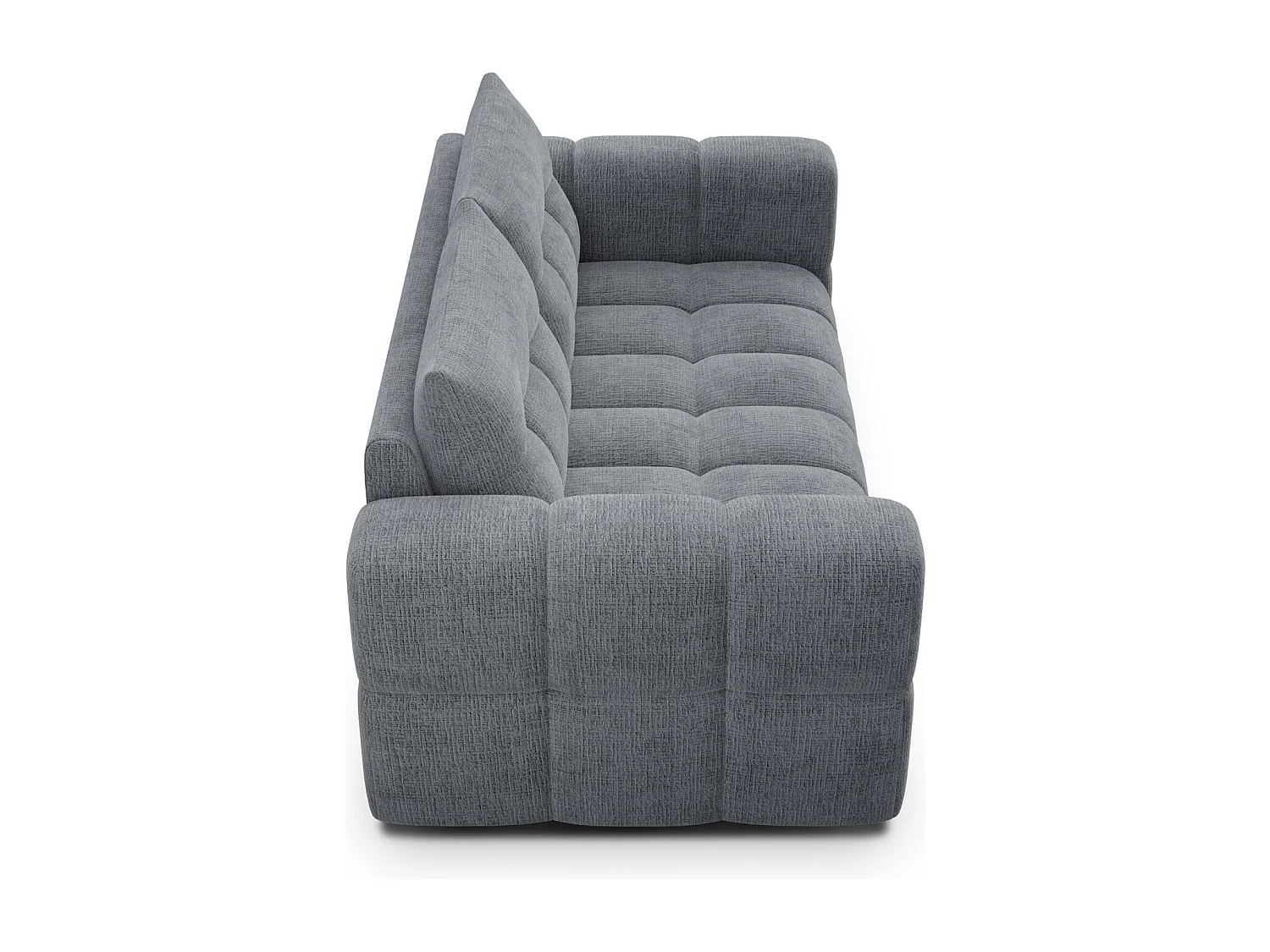 CLOUDI 2,5-Sitzer-Sofa, dunkelgrau