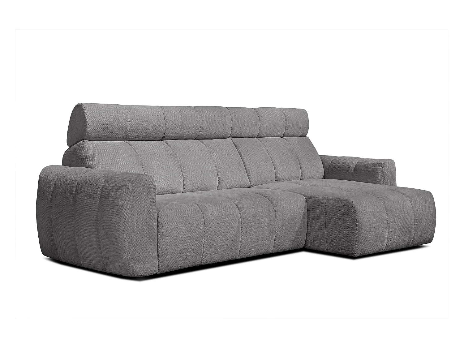 CANAPÉ D'ANGLE KIMI 3 places, tissu