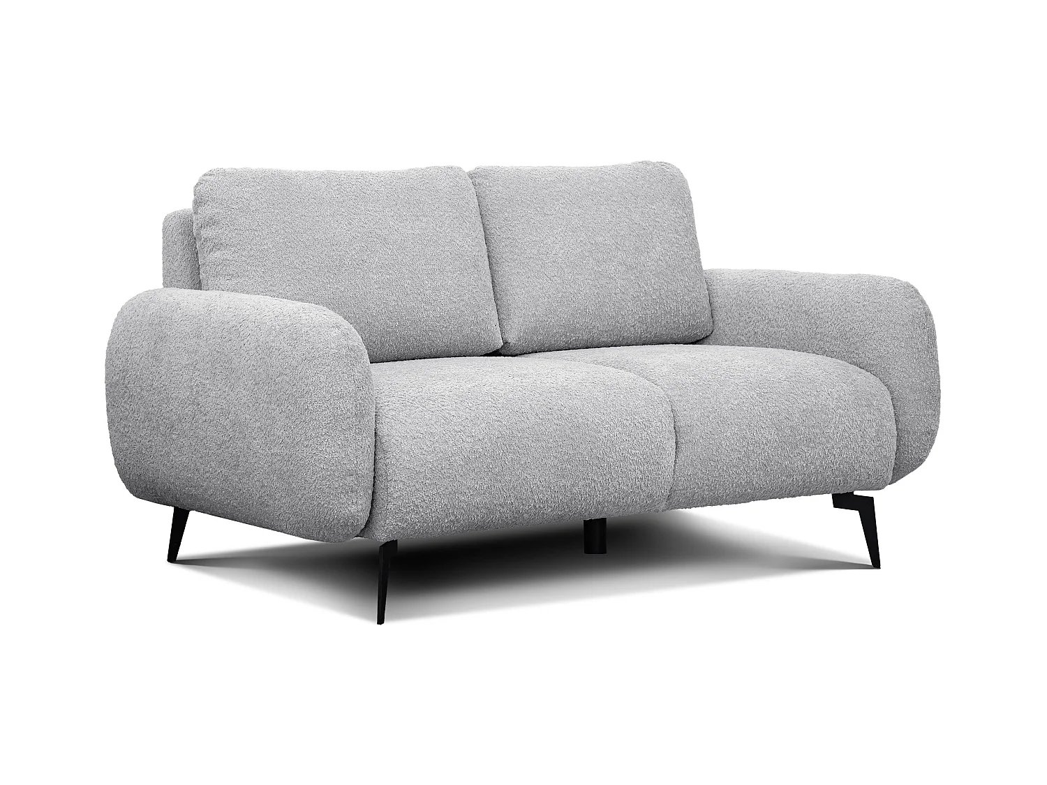 CANAPE FEBE 2 places, gris clair