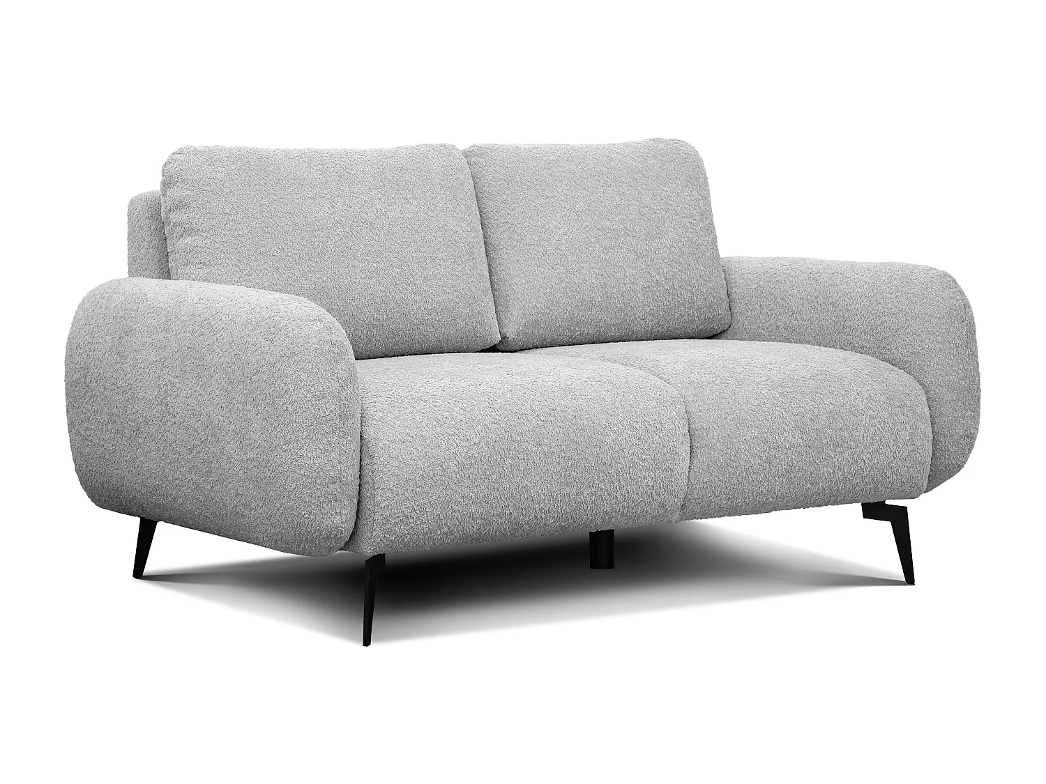 FEBE 2-Sitzer-Sofa, hellgrau