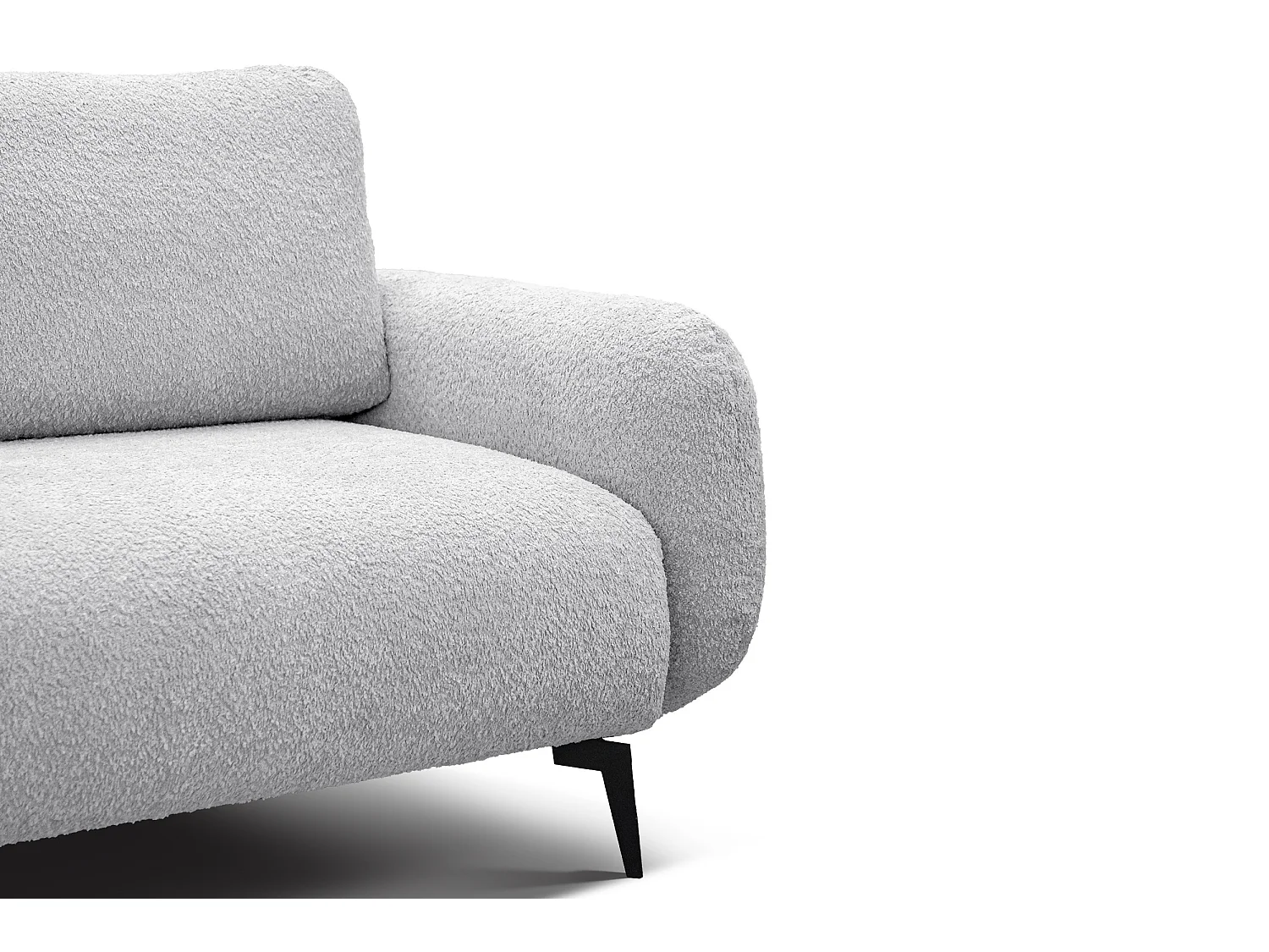 FEBE 2-Sitzer-Sofa, hellgrau