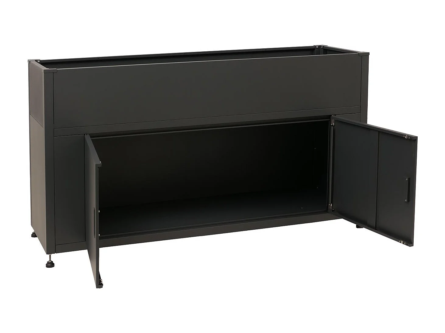 Jardinière sur pied surélevée MCW-O85,  anthracite