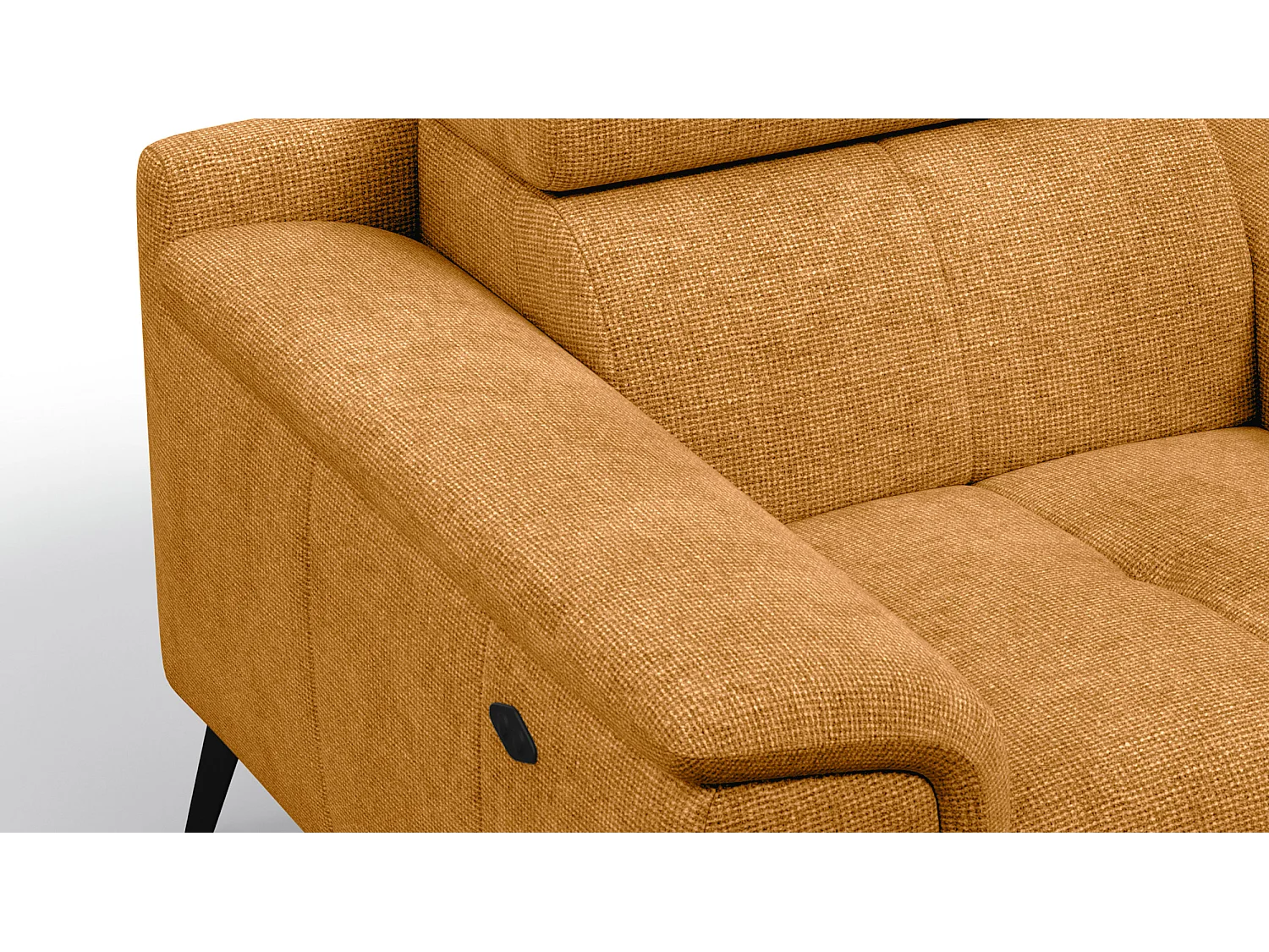 Sessel FIERO mit Relaxfunktion und verstellbare Kopfstützen, orange