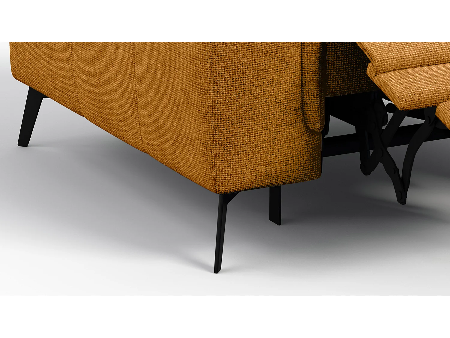 Sessel FIERO mit Relaxfunktion und verstellbare Kopfstützen, orange