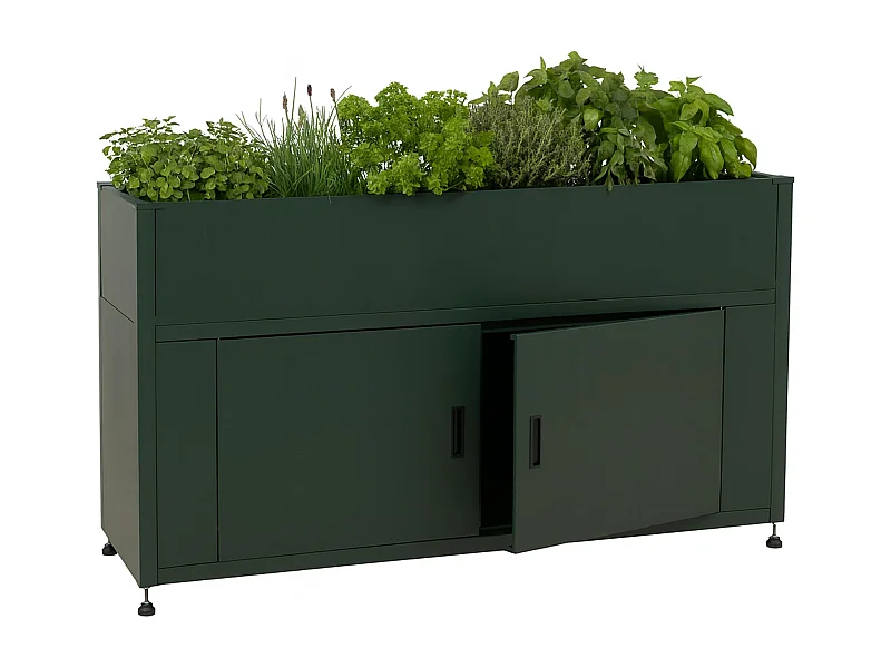 Jardinière sur pied surélevée MCW-O85,  vert