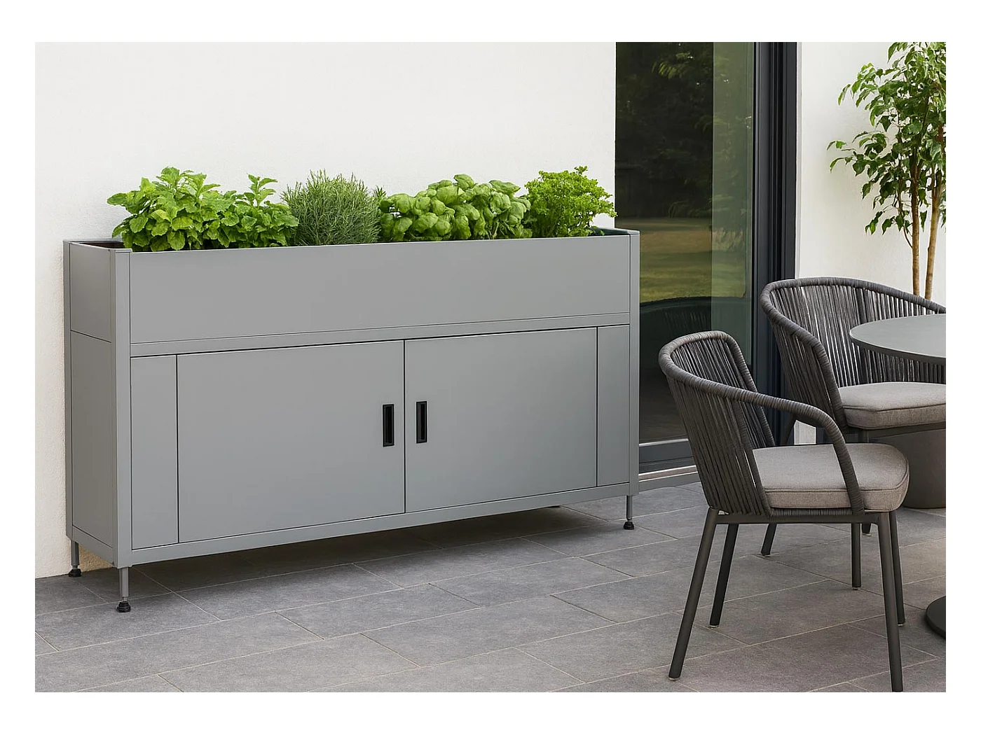 Hochbeet MCW-O85, Grau