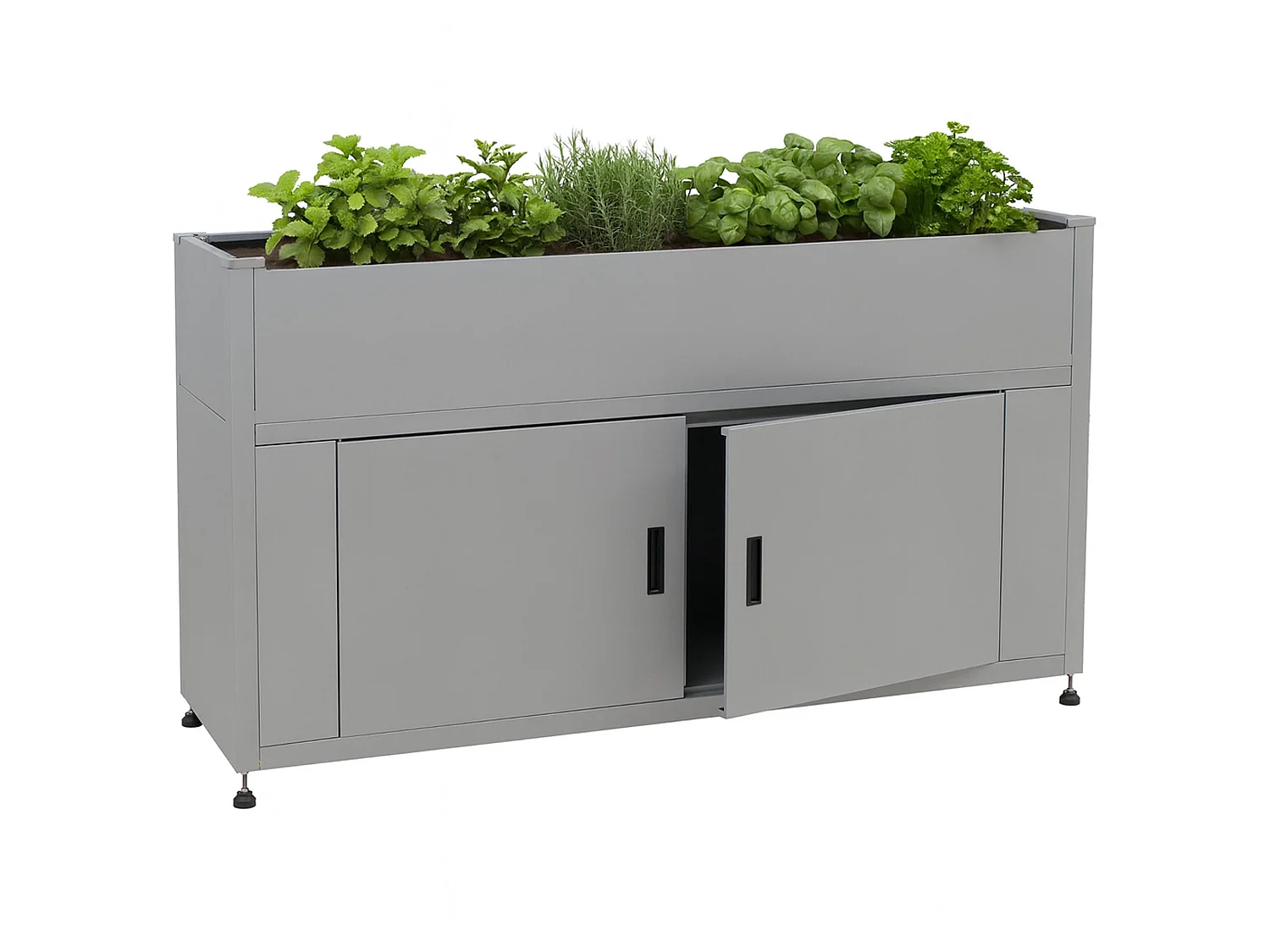 Podwyższona grządka MCW-O85,  szara