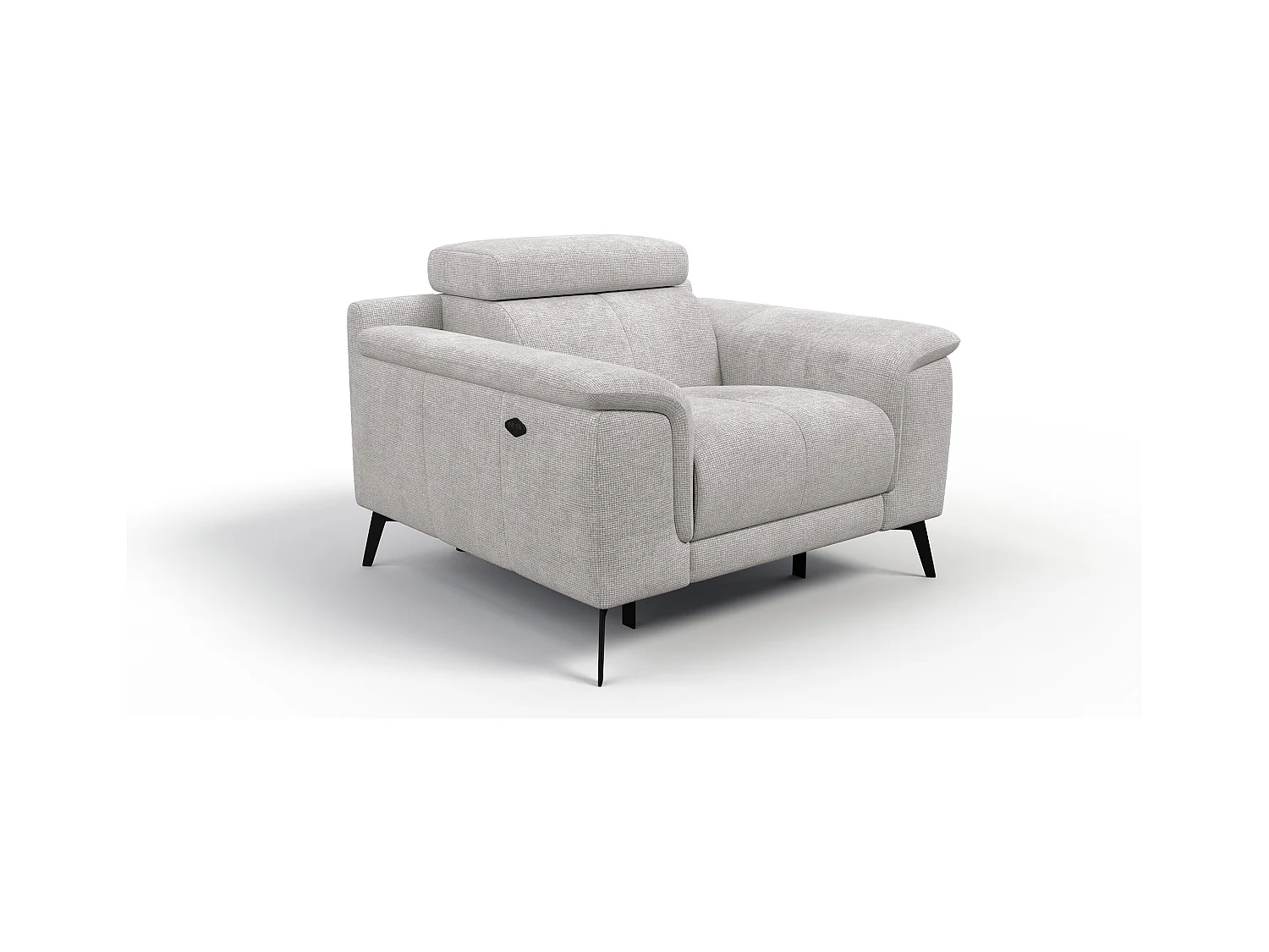 Sessel FIERO mit Relaxfunktion und verstellbare Kopfstützen, creme