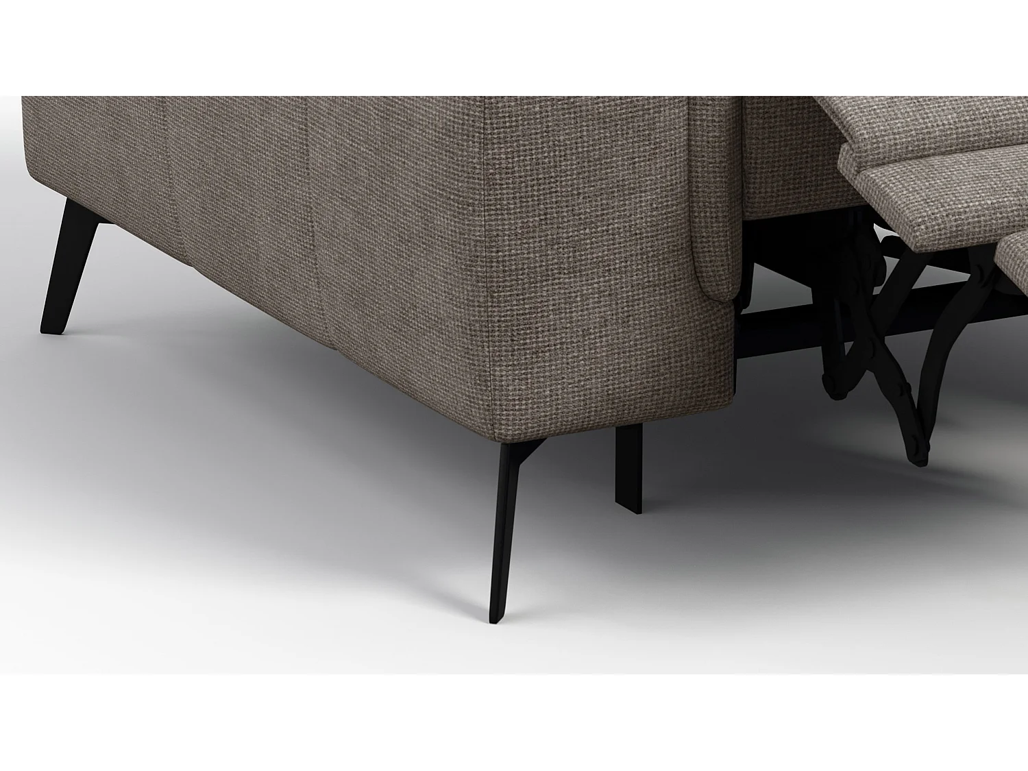 Sessel FIERO mit Relaxfunktion und verstellbare Kopfstützen, taupe