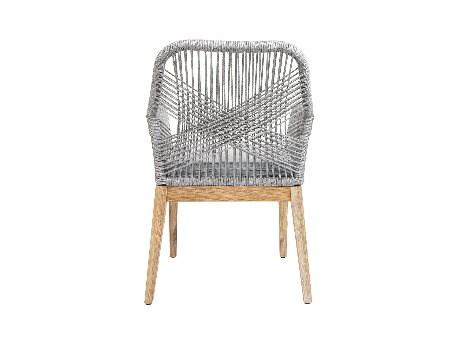 Krzesło ogrodowe MCW-H56b (zestaw 2 sztuk),  jasnoszary Poduszki jasnoszary