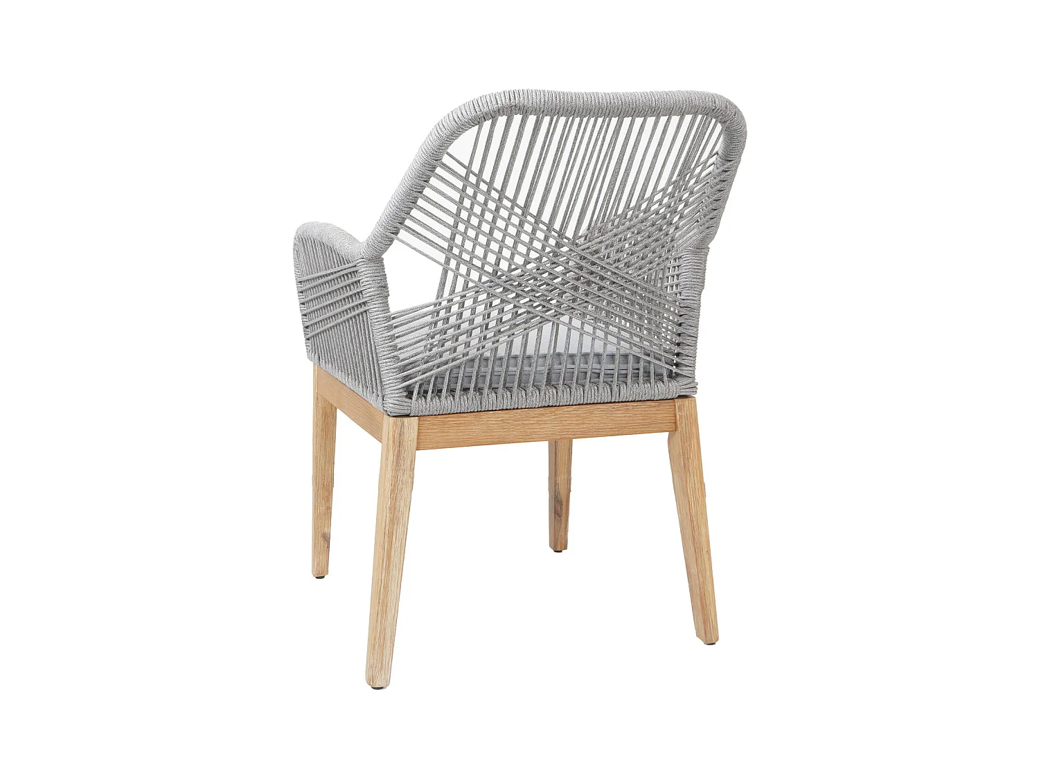 Krzesło ogrodowe MCW-H56b (zestaw 2 sztuk),  jasnoszary Poduszki jasnoszary