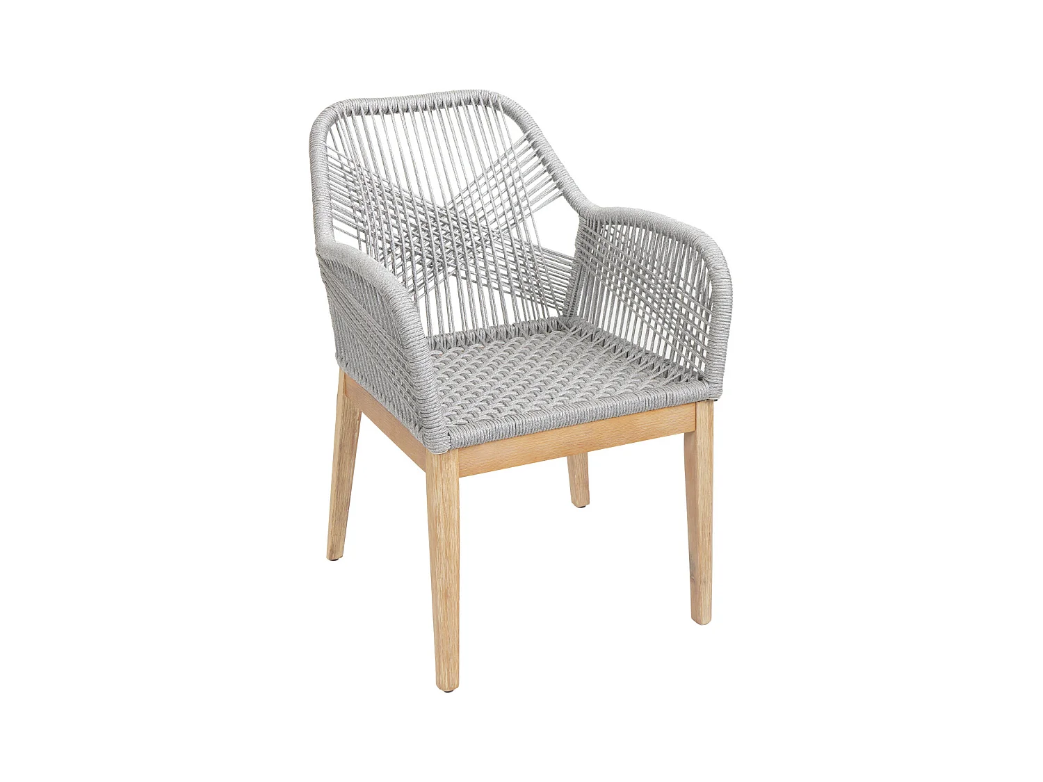 Krzesło ogrodowe MCW-H56b (zestaw 2 sztuk),  jasnoszary Poduszki jasnoszary